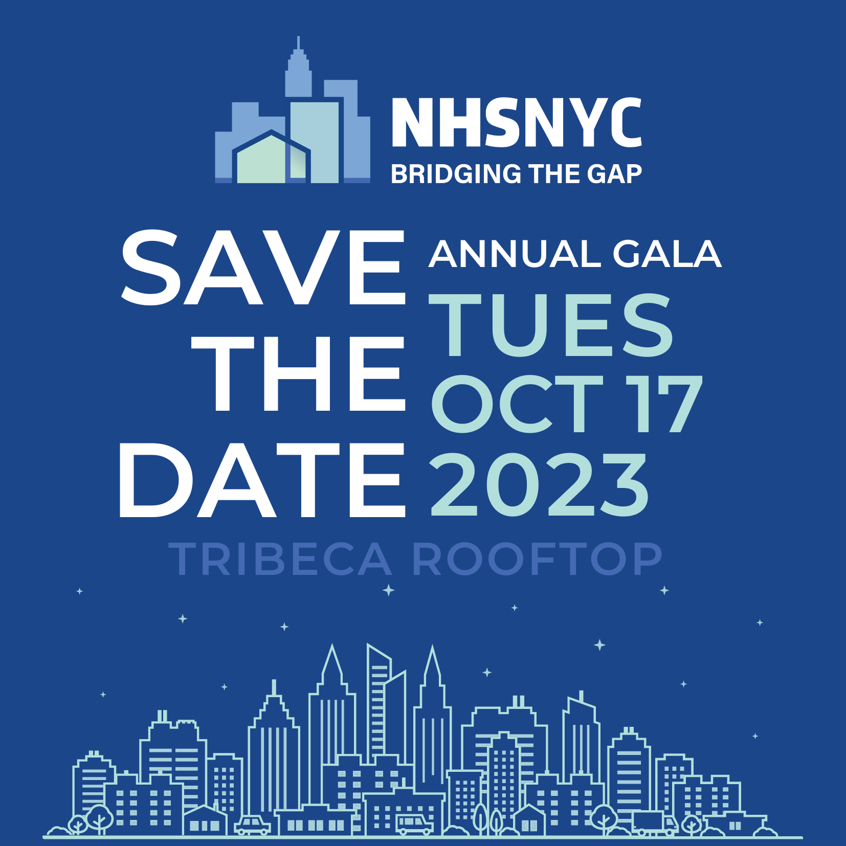 NHSNYC's Annual Bridging the Gap Gala | October 17, 2023 | 6:30 PM